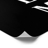 Blijf kalm en hou van Wiskunde Typografie Poster (Hoek)