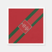 "Blijf kalm en kom op!" papieren feestservetten Servet (Voorkant)