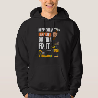Blijf kalm en laat Davina repareren het Handyman C Hoodie