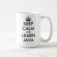Blijf kalm en leer Java grappige programmeurs