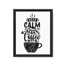 Blijf kalm en maak een koffie