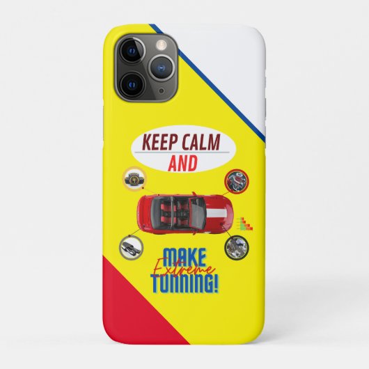 BLIJF KALM EN MAAK EXTREME DUNNING Case-Mate iPhone CASE (Achterkant)