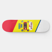 BLIJF KALM EN MAAK EXTREME DUNNING SKATEBOARD (Horizontaal)