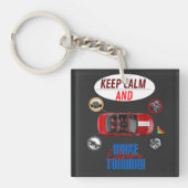 BLIJF KALM EN MAAK EXTREME DUNNING SLEUTELHANGER (voorkant)