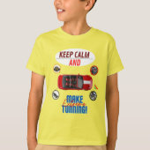 BLIJF KALM EN MAAK EXTREME DUNNING T-SHIRT (Voorkant)