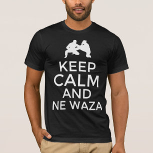Blijf kalm en nieuwe waza t-shirt