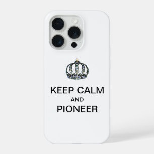 BLIJF KALM EN PIONIER iPhone 15 PRO HOESJE