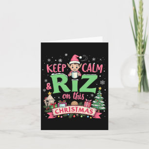 Blijf kalm en rijm op deze kerst met Santa Elf Kaart