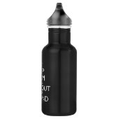 Blijf kalm en rol uw IT-band waterfles uit Waterfles (Rechts)