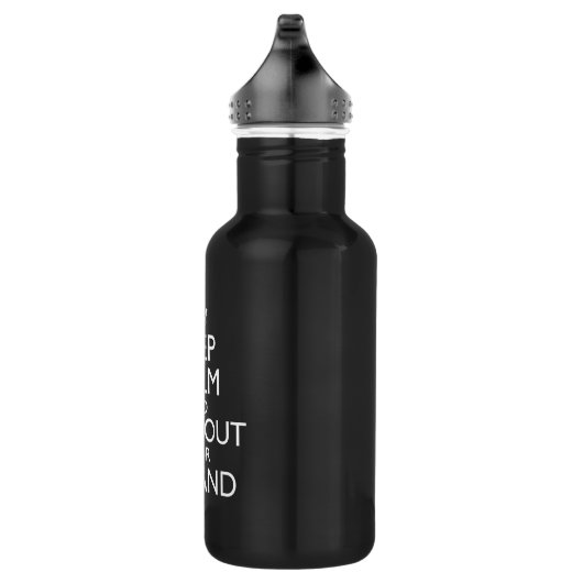 Blijf kalm en rol uw IT-band waterfles uit Waterfles (Rechts)