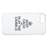 BLIJF KALM EN SPEEL DE KLOMPJES Case-Mate iPhone CASE (Achterkant (Horizontaal))