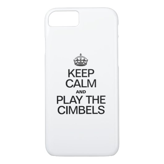 BLIJF KALM EN SPEEL DE KLOMPJES Case-Mate iPhone CASE (Achterkant)