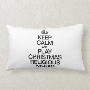 BLIJF KALM EN SPEEL KERSTMUZIEK KUSSEN