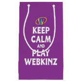 Blijf kalm en speel Webkinz Klein Cadeauzakje (Voorkant)