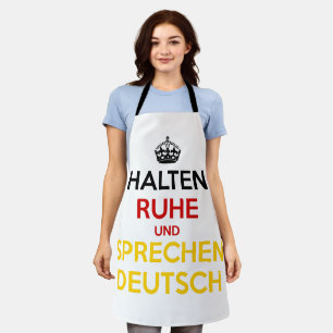 Blijf kalm en spreek Nederlands Schort