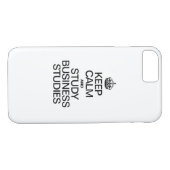 BLIJF KALM EN STUDEER BEDRIJFSSTUDIES Case-Mate iPhone CASE (Achterkant (Horizontaal))