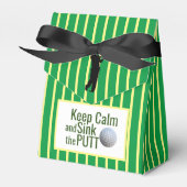 Blijf kalm en verzink de Putt Favor Box Bedankdoosjes (Voorkant Zijde)