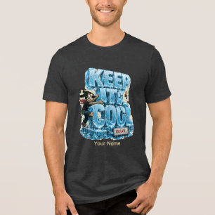 Blijf Kalm Grappige Spreadsheet Humor T-shirt