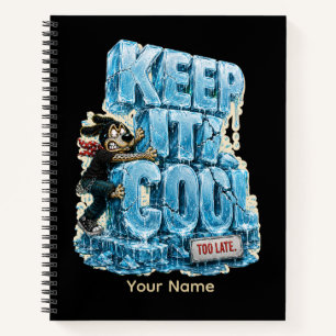 Blijf Kalm Grappige Spreadsheet Humor T-shirt Notitieboek