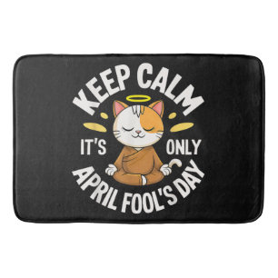 Blijf kalm, het is alleen 1 april badmat