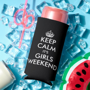 Blijf kalm het is meisjes weekend grappig