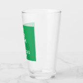 Blijf kalm Het is St Patrick's Day Irish Glas (Links)