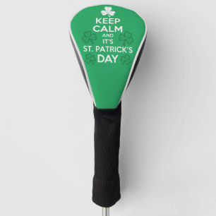 Blijf kalm Het is St Patrick's Day Irish Golfheadcover