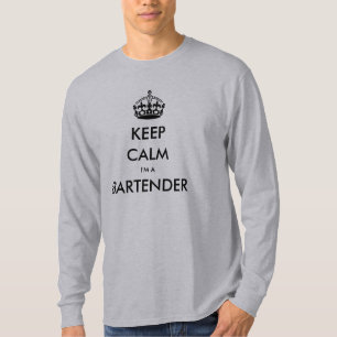 Blijf kalm, ik ben een bartender (Taverne, Kroeg, T-shirt
