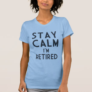Blijf kalm ik ben in de steek t-shirt