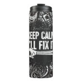 Blijf kalm, ik los het wel op thermosbeker (Voorkant)