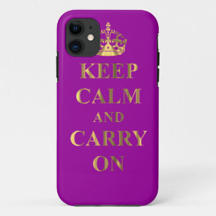 Blijf kalm in elke kleur iPhone 11 hoesje