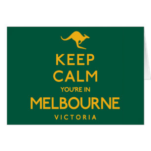 Blijf kalm Je bent in Melbourne!