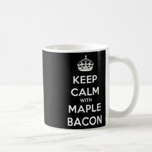 Blijf kalm met Maple Bacon Schattige Koffiemok