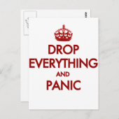 Blijf Kalm? Pfft. Briefkaart (Voorkant / Achterkant)