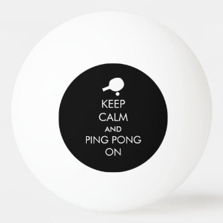 Blijf kalm Ping Pong aan Pingpongballen