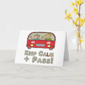 Blijf kalm rijden testen kaart (Gele Bloem)