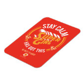 Blijf kalm Supergirl. Magneet (Linkerzijde)