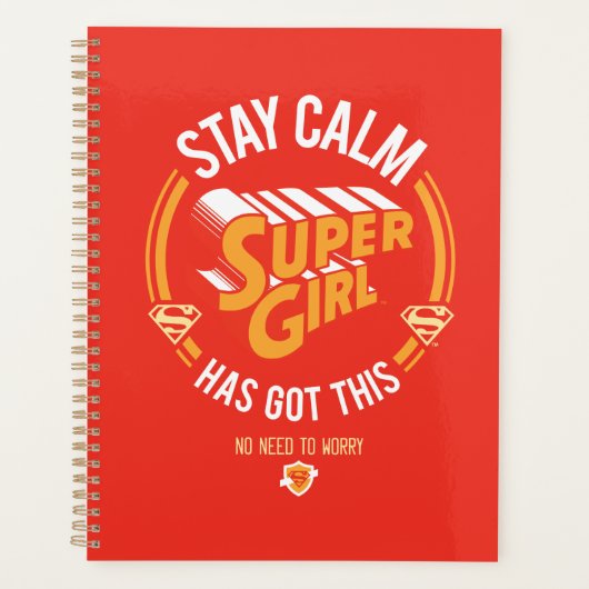 Blijf kalm Supergirl. Planner (Voorkant)