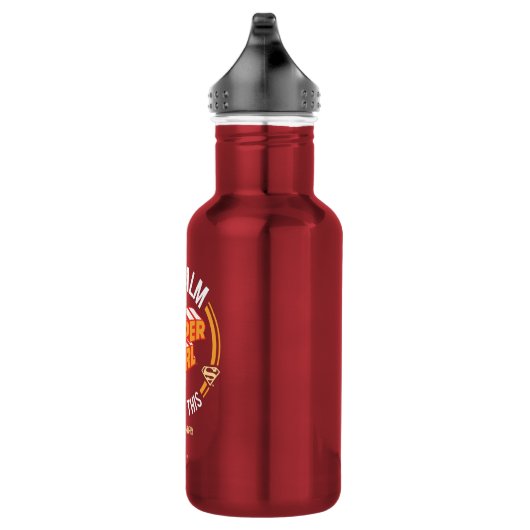 Blijf kalm Supergirl. Waterfles (Rechts)