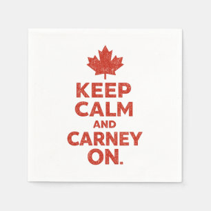Blijf Kalmaan en Carney Aan Grappige Canadese Serv Servet