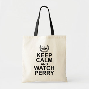 Blijf Kalmaan en Kijk naar Perry Juridische Humor Tote Bag