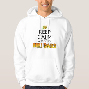 Blijf Kalmaan Ga Naar Tiki Bars Hoodie