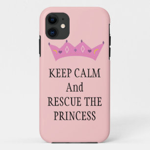 Blijf Kalme en Red de Prinses iPhone 11 Hoesje