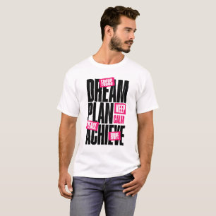 Blijf Kalme Focus Hoop Vrede Motiverend T-shirt