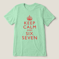 Blijf Kalme Zes Zeven Meme Virale Humor Kleding