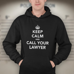 Blijf Kalmeer en Bel Je Advocaat Hoodie