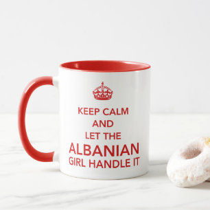Blijf Kalmeer en Laat het Albanese Meisje het Afha Mok