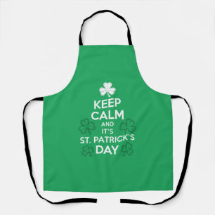 Blijf Kalmeer het is St. Patrick's Day Iers Schort