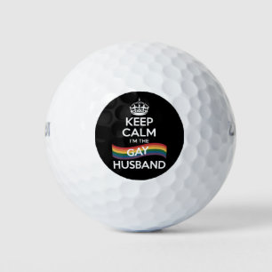 Blijf Kalmeer Ik Ben De Gay Echtgenoot Echtgenote Golfballen