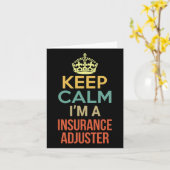 Blijf Kalmeer Ik Ben Een Schade-expert Kaart (Gele Bloem)